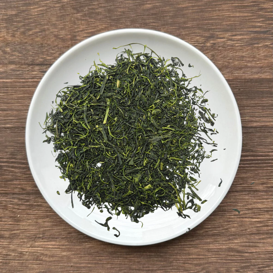 #0408.N2 Kikizu Tea Garden: Saemidori Cultivar Fukamushi Tamaryokucha from Sonogi, Nagasaki