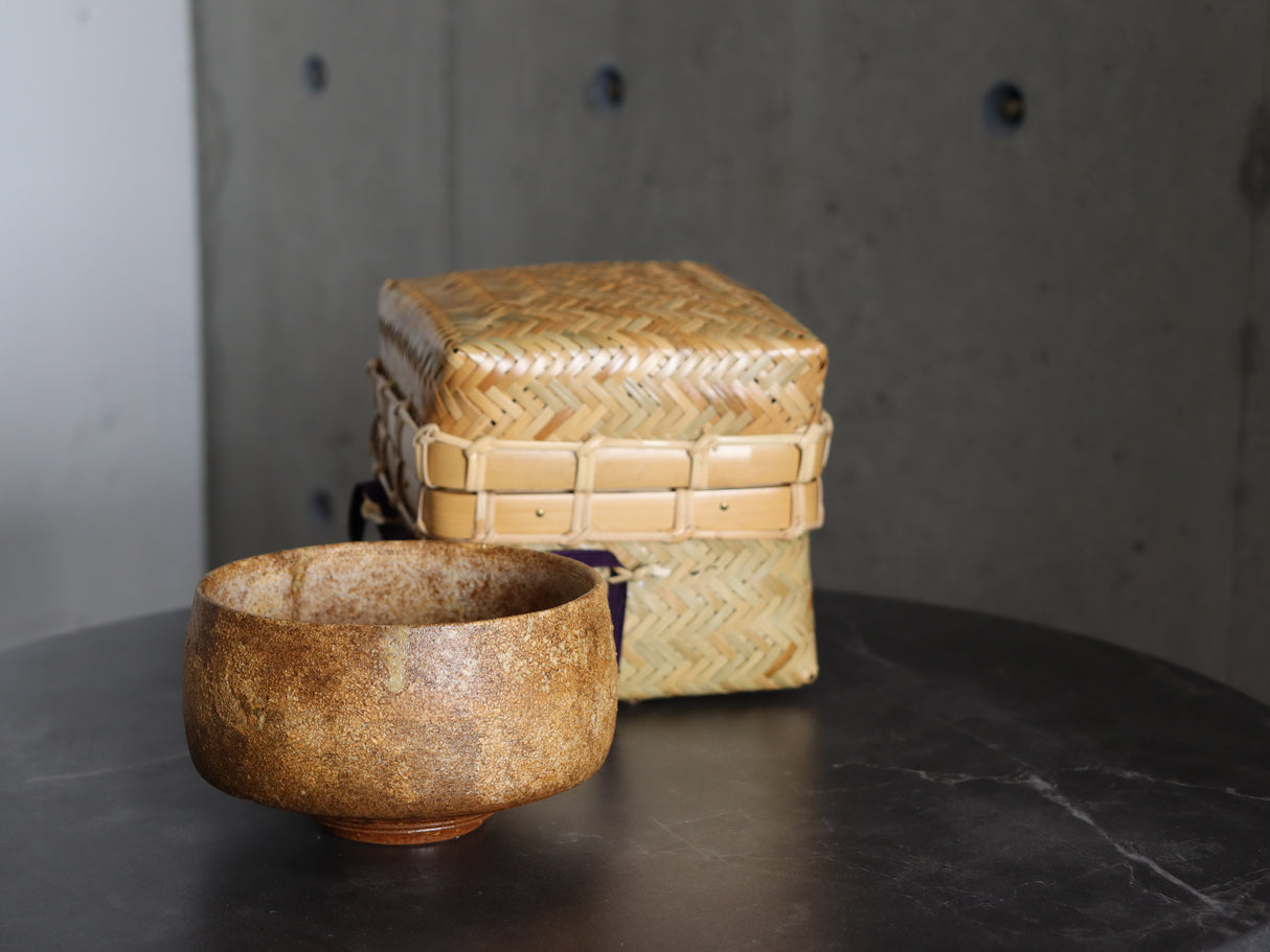 中川絵美:竹箱入り手作り抹茶碗