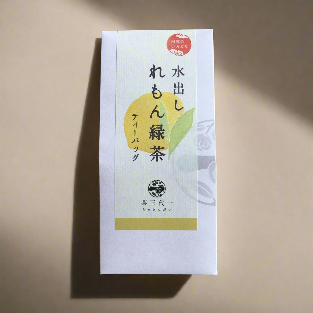 Chasandai: Cold-Brew Lemon Green Tea (5g x 5 tea bags) - tokinari.live