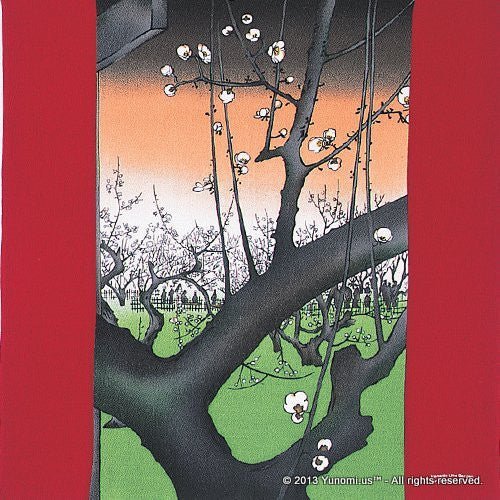 Iyo Yuinoh Center, Furoshiki: The Plum Garden in Kameido (large) - tokinari.live