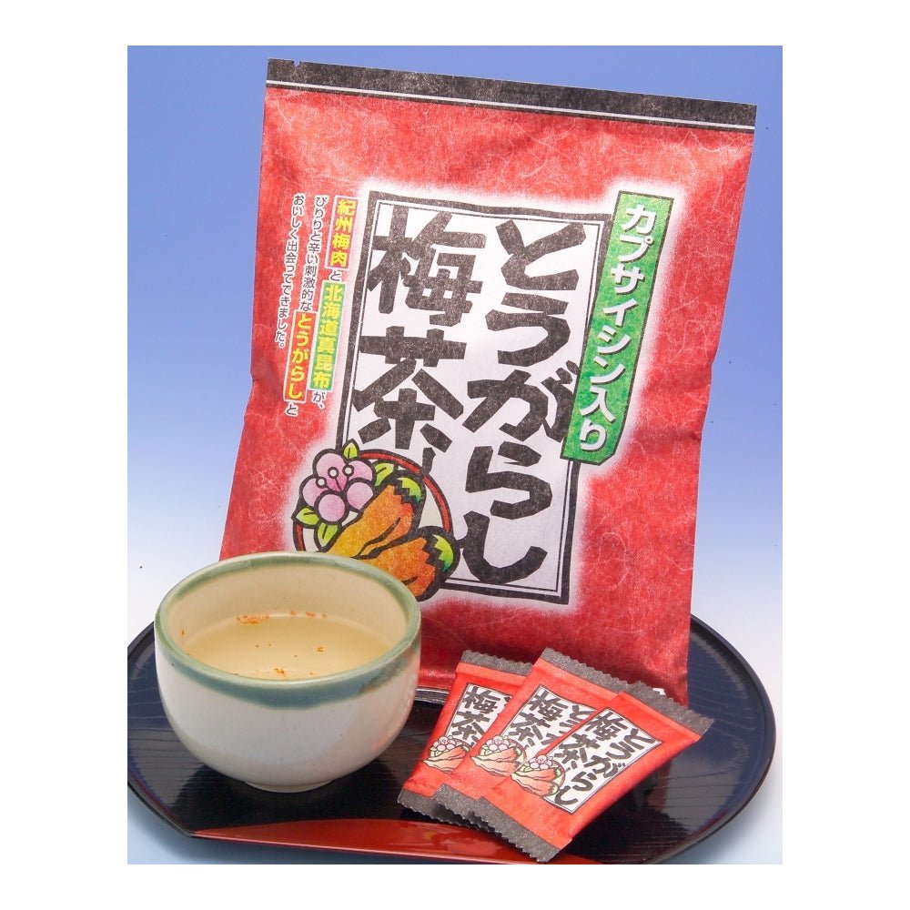 Mannen: Togarashi Umecha - Chili Pepper, Plum & Kelp Soup Tea Powder とうがらし梅茶 - tokinari.live