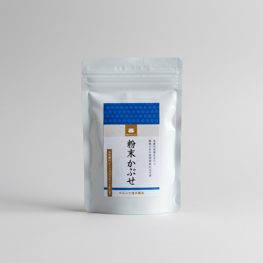 Marushige Shimizu Tea Farm: Kabusecha Green Tea Powder 粉末かぶせ - tokinari.live
