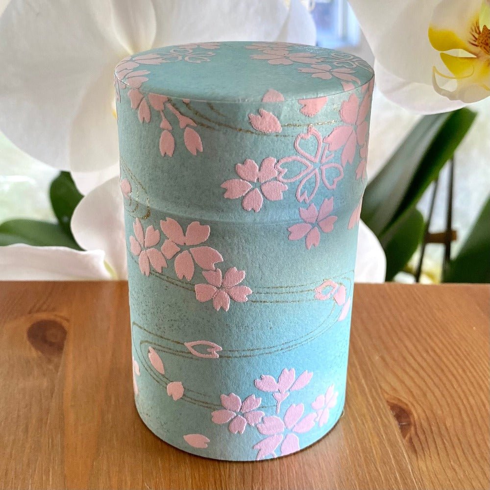 Shizucan: Sakura Tea Canister - tokinari.live