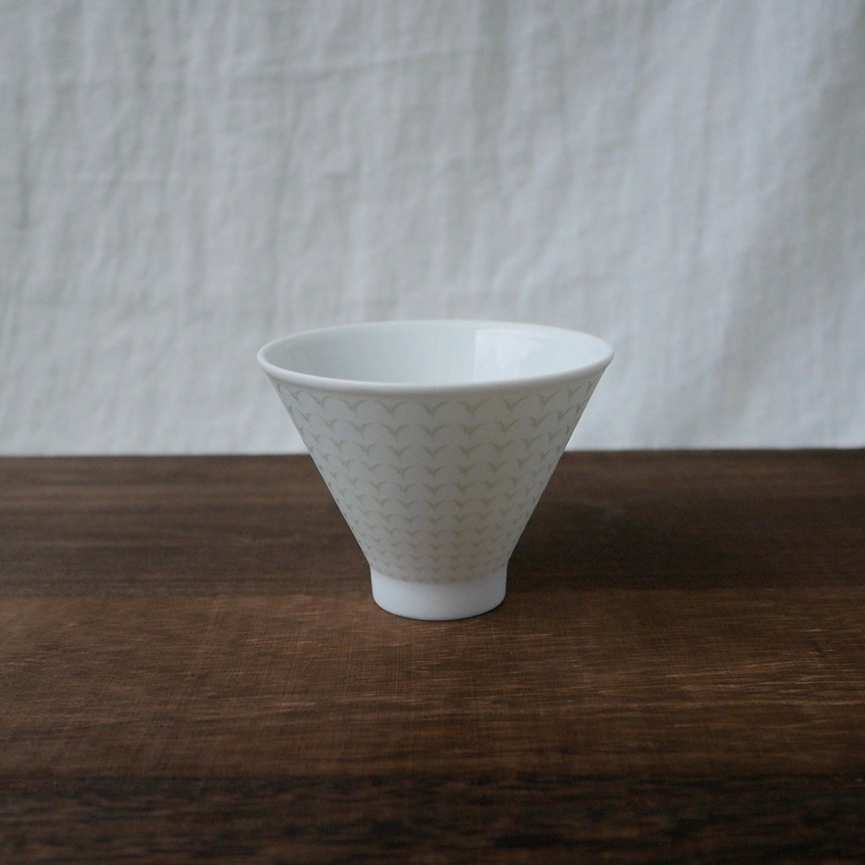 Yamani - Miyama Tableware: Chahaku Morning Glory Tea Cup - Gyokuro Green - tokinari.live