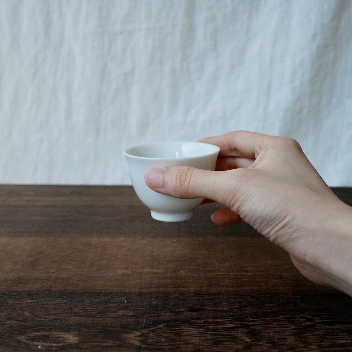 Yamatane: Tea Professional's White Porcelain Tea Cup - Small - tokinari.live