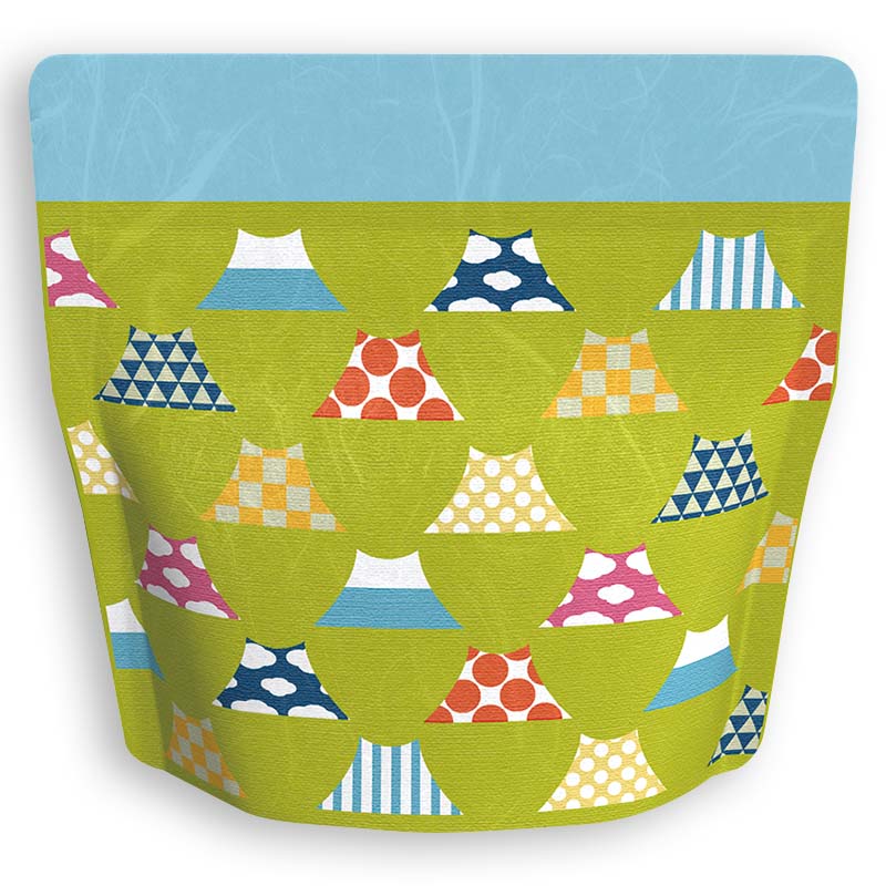 Yoshimura Pack 1332 Resealable Washi Paper Bag Fujisan 富士山 - tokinari.live