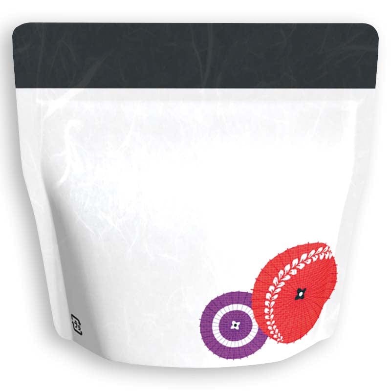 Yoshimura Pack 1333 Resealable Washi Paper Bag Japanese Traditional Umbrella 番傘 - tokinari.live