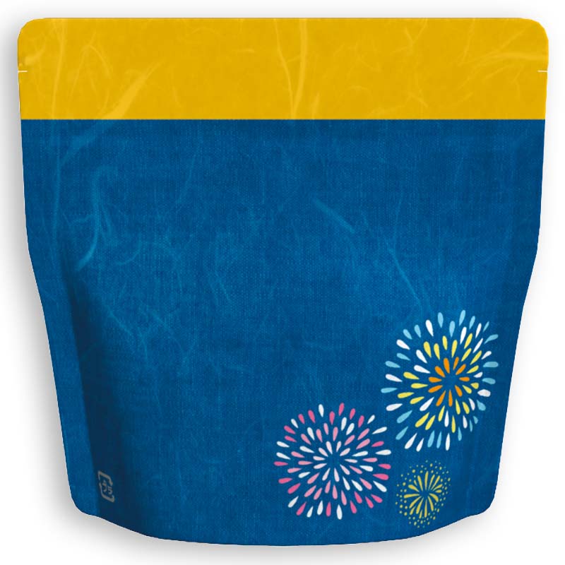 Yoshimura Pack 1370 Resealable Washi Paper Bag Fireworks Festival花火 - tokinari.live