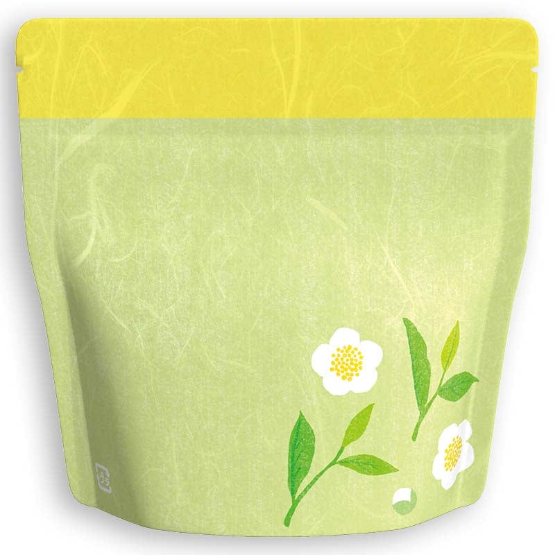 Yoshimura Pack 1451 Resealable Washi Paper Bag Tea Leaves 茶の葉 - tokinari.live