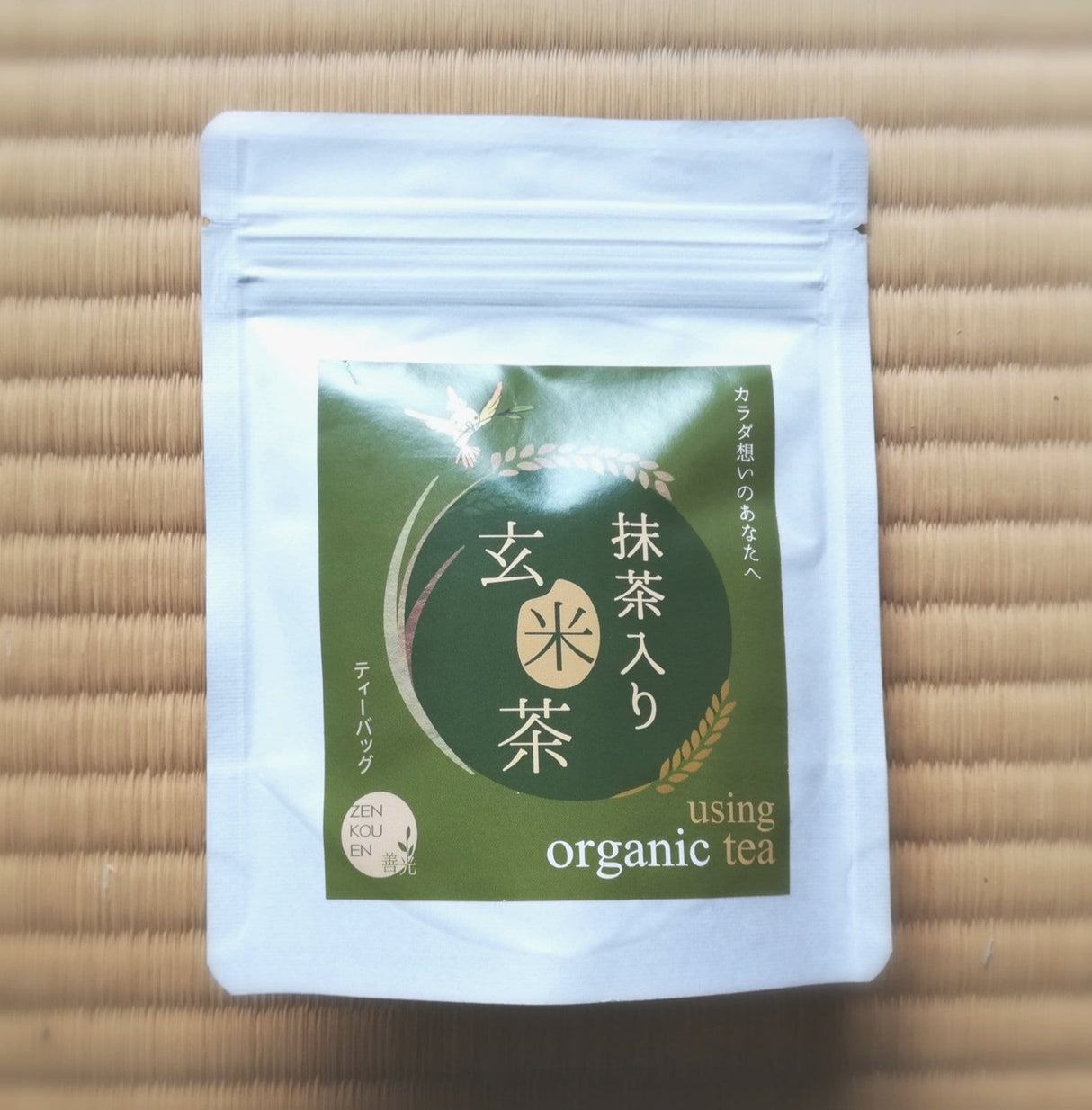 Zenkouen Tea Garden: #06 Genmaicha with Matcha (tea bags & loose leaf) - tokinari.live