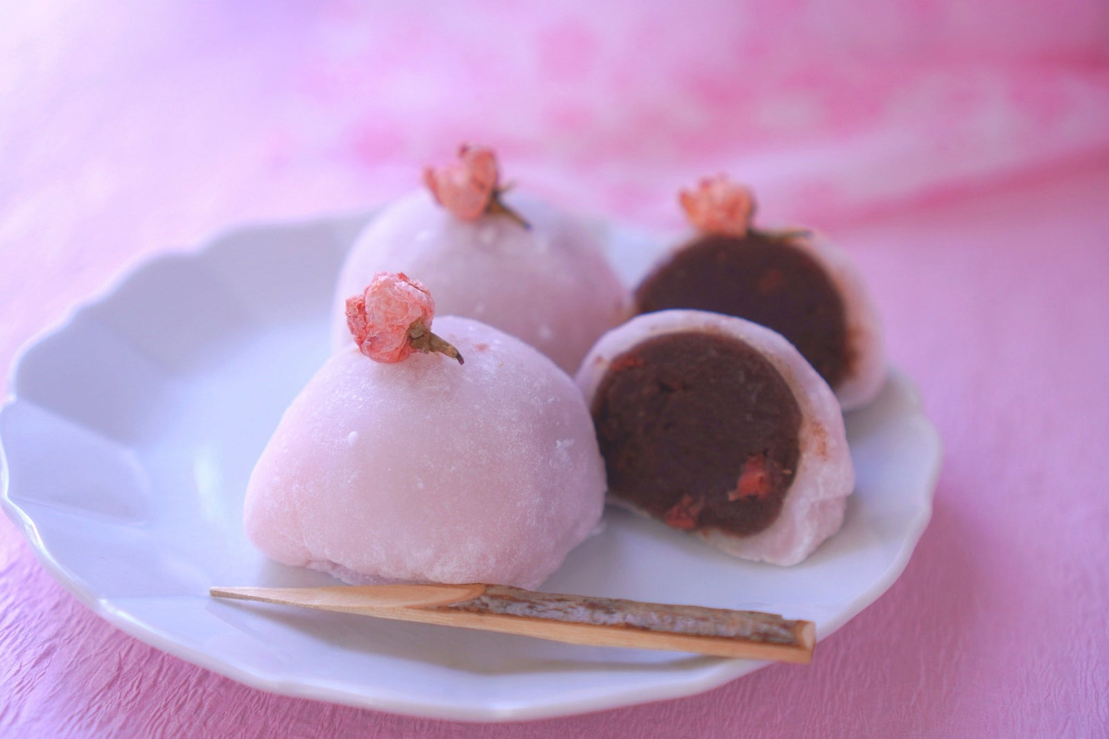 Sakura Daifuku Mochi (さくら大福) Recipe - tokinari.live