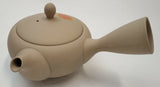 Takasuke Kiln (Y112) 高資陶苑: Tokoname Kyusu Tea Pot, Brown, Asamaru Ceramic Mesh Strainer 300 ml