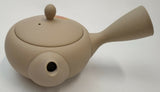 Takasuke Kiln (Y112) 高資陶苑: Tokoname Kyusu Tea Pot, Brown, Asamaru Ceramic Mesh Strainer 300 ml