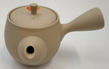 Takasuke Kiln (Y113) 高資陶苑: Tokoname Kyusu Tea Pot, Brown, Urigata Ceramic Mesh Strainer 300 ml