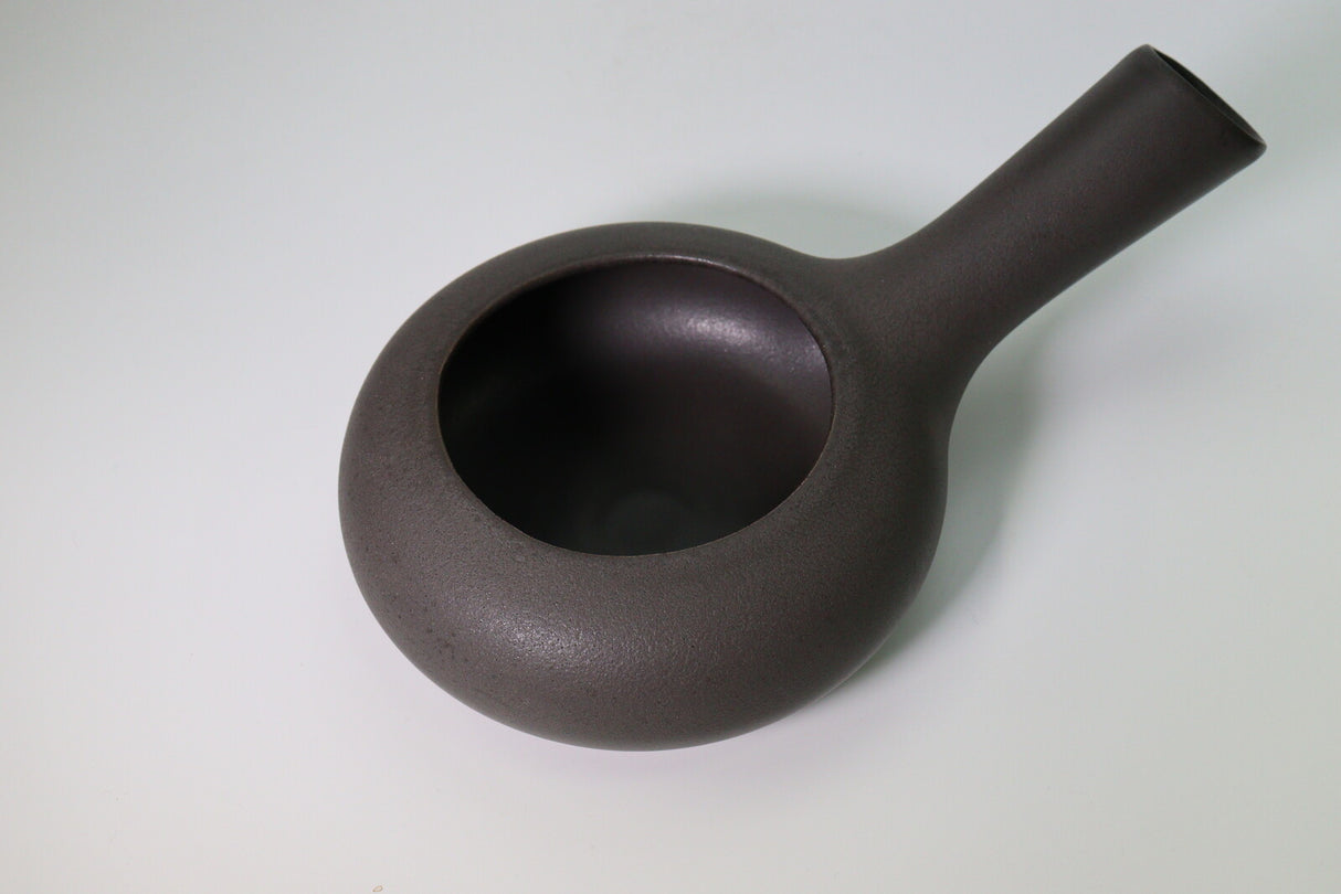 ヤマキ イカイ：ミニ陶器製茶焙煎器（宝六）黒（FY507）