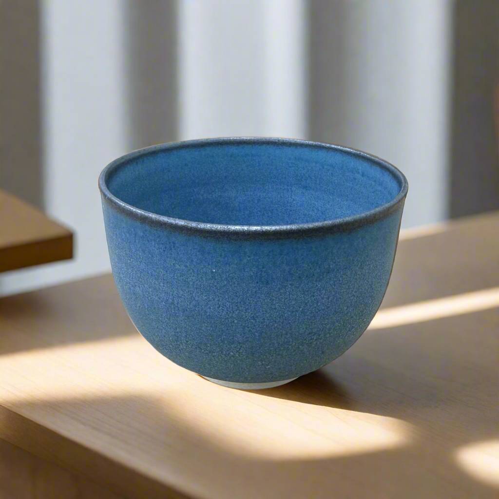 大磯工房：シーブルー抹茶碗