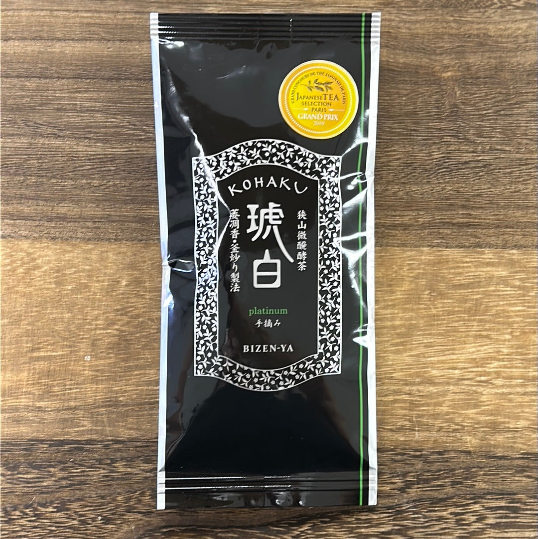 #0242.S2 備前屋: #02 琥珀プラチナ 21g - 狭山緑烏龍茶 琥珀手摘み