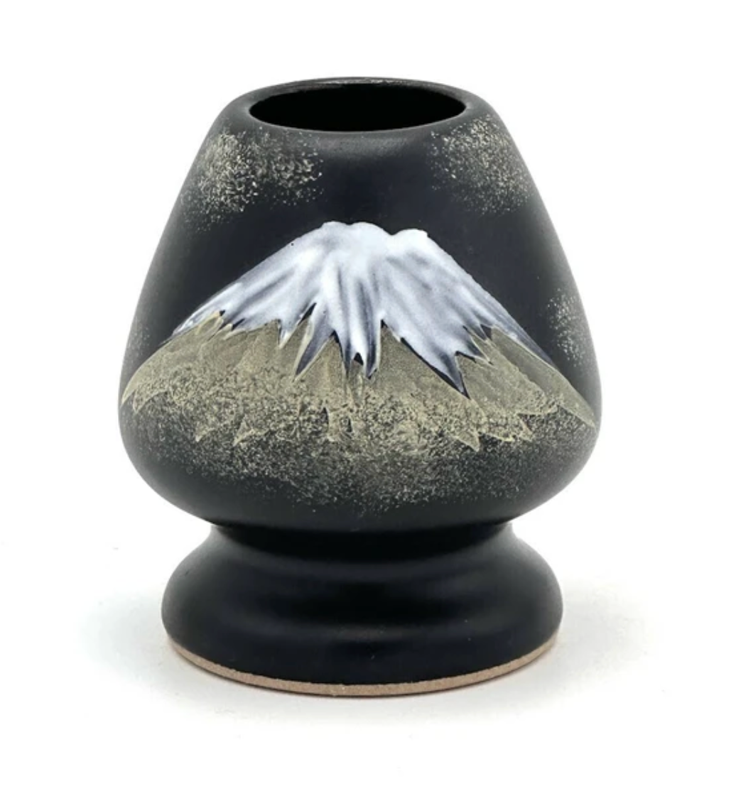 Nagomi: Chasen Holder, Bamboo Whisk Stand (Mt.Fuji, 宵の富士)