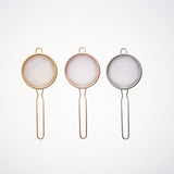 Three Snow: Matcha Chakoshi / Tea Strainer (Pink Gold - blackens as it ages)