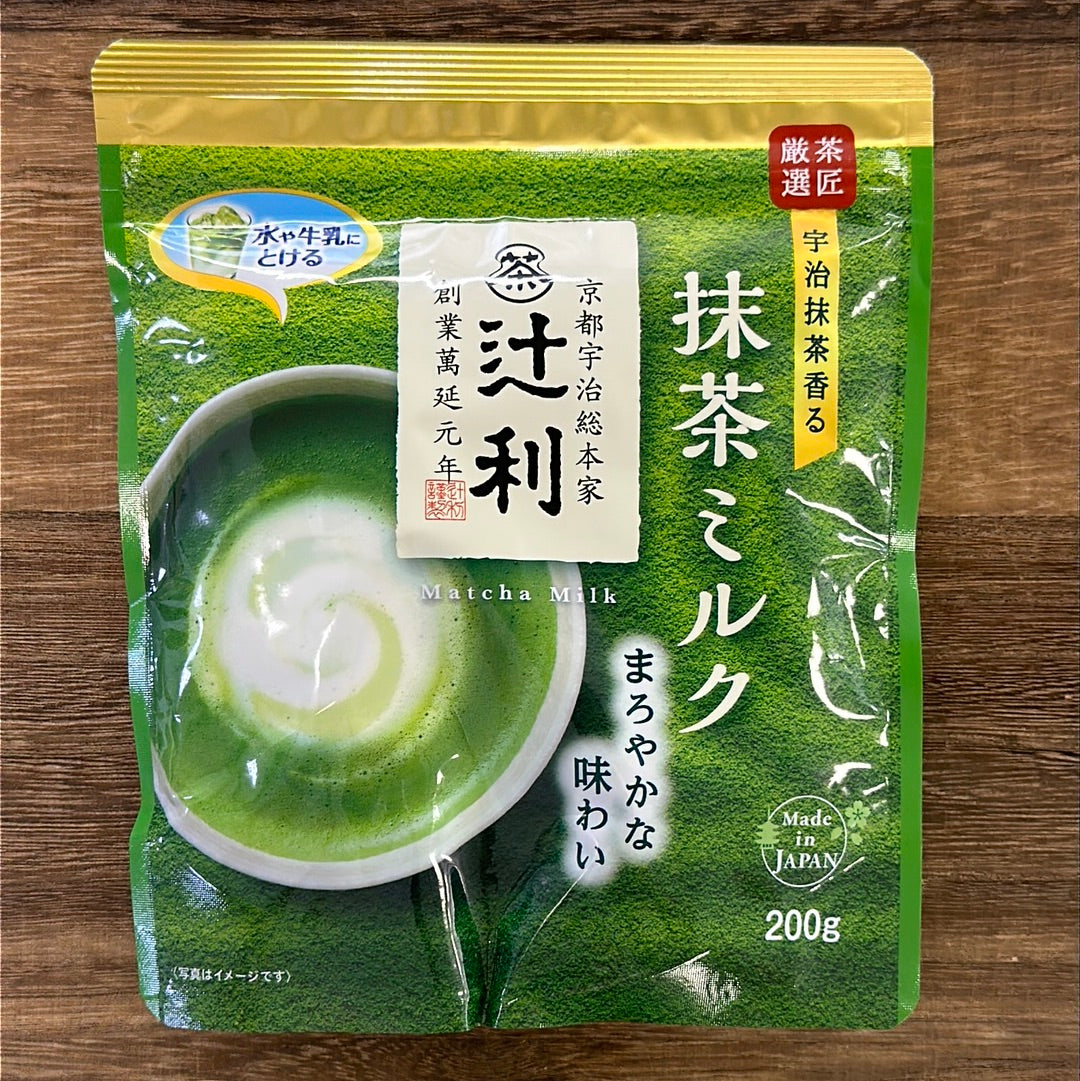 #0690.KX 辻利 抹茶ミルクインスタントパウダー 190g 