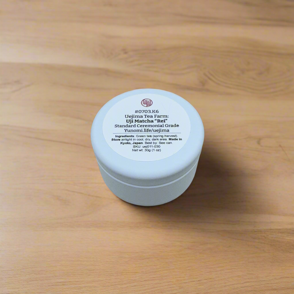 #0703.K6 Uejima Tea Farm: Uji Matcha "Rei" (Samidori) - Kyoto Grown Standard Ceremonial Grade Matcha 京都宇治和束茶　抹茶　玲 (limited quantity)
