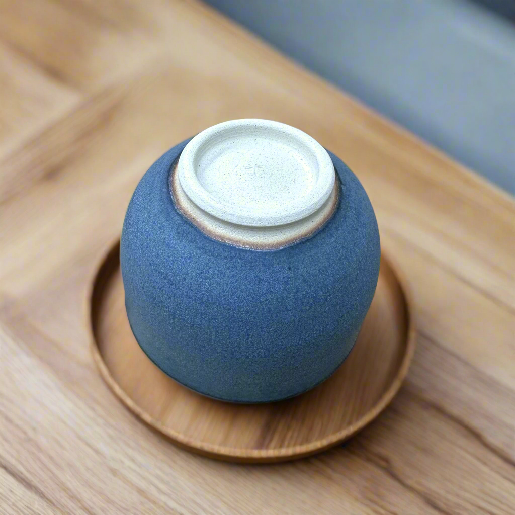大磯工房：シーブルー抹茶碗