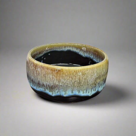 Saikai Ceramics: Hakuwan - Jatenmoku, Porcelain Matcha Bowl with Gift Box - tokinari.live