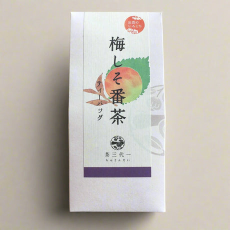Chasandai: Ume Shiso Bancha (Plum & Perilla Green Tea Bags (5g x 8) - tokinari.live