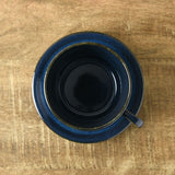 Deep Scandinavian Blue - Tea Cup & Saucer - tokinari.live