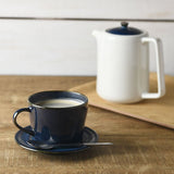 Deep Scandinavian Blue - Tea Cup & Saucer - tokinari.live