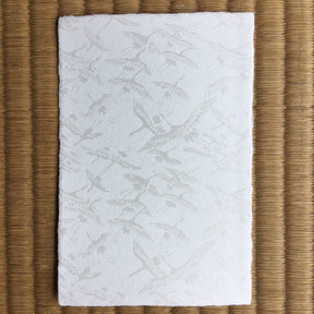 Echizen Washi Postcard, Crane (Tsuru) Design - tokinari.live