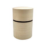 Fujiki Denshiro: Obizutsu Tea Canister - Kaede Maple 帯筒茶筒かえで - tokinari.live
