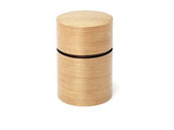 Fujiki Denshiro: Obizutsu Tea Canister - Sakura 帯筒茶筒さくら - tokinari.live