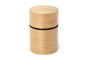 Fujiki Denshiro: Obizutsu Tea Canister - Sakura 帯筒茶筒さくら - tokinari.live