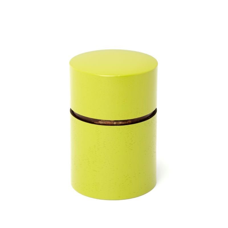Fujiki Denshiro: Obizutsu Tea Canister - Wakaba 帯筒茶筒わかば - tokinari.live