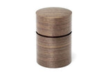 Fujiki Denshiro: Obizutsu Tea Canister - Walnut 帯筒茶筒くるみ - tokinari.live