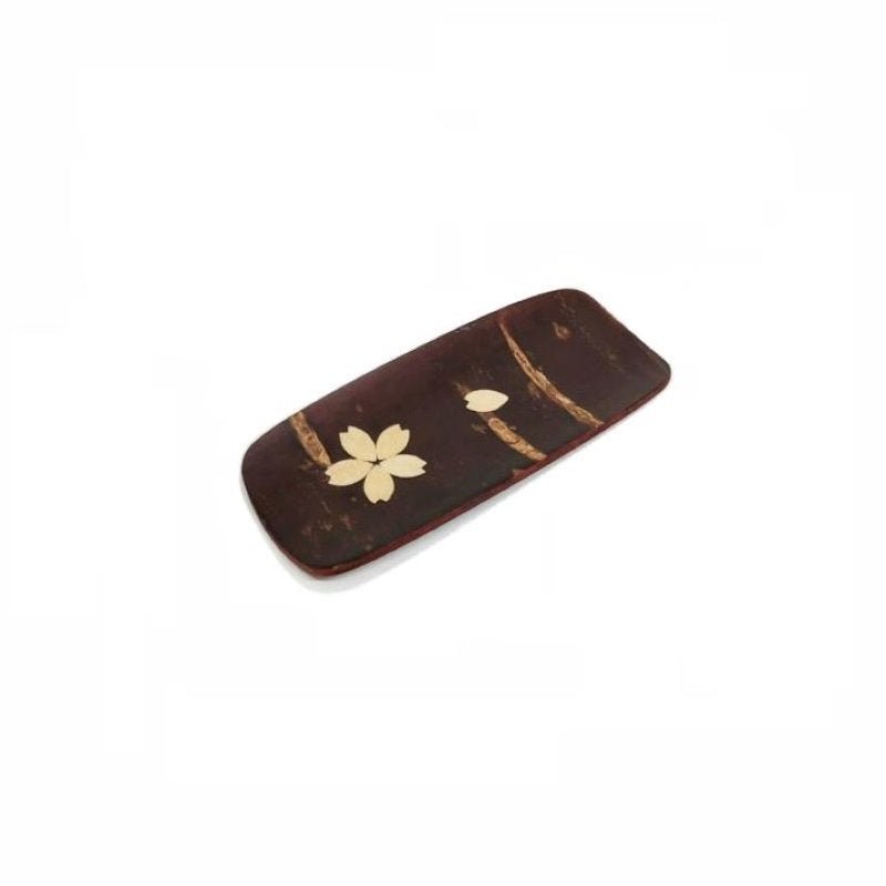 Fujiki Denshiro: Sakura Bark Tea Scoop Chasaji, with Sakura 茶箕(小)散花 - tokinari.live