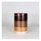 Fujiki Denshiro: Wazutsu Series Kabazaiku Tea Canisters, 4-color Sakura Bark 輪筒4色 茶筒 無地皮 - tokinari.live