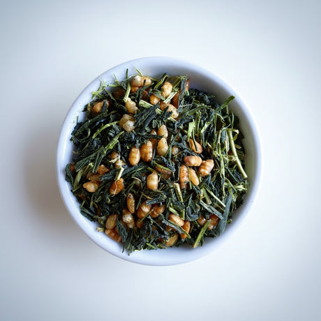 Hachimanjyu: Organic Yakushima Genmaicha Brown Rice Green Tea 有機玄米茶 (JAS certified) - tokinari.live