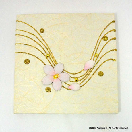 Hana & Haku: Sakura Washi Paper Panel (White #2) - tokinari.live