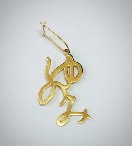 Hiragana: Pierced Earring "Yunomi" - tokinari.live
