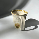 Hiroshi Hirai: Heart Shaped Mug Cup, Yellow Accents - tokinari.live