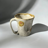 Hiroshi Hirai: Heart Shaped Mug Cup, Yellow Accents - tokinari.live