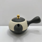 Isobe Ceramics mi122: Tokoname Kyusu Golden Autumn Leaves by Shouhou 200 ml 金彩紅葉桜 - tokinari.live