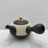 Isobe Ceramics mi122: Tokoname Kyusu Golden Autumn Leaves by Shouhou 200 ml 金彩紅葉桜 - tokinari.live