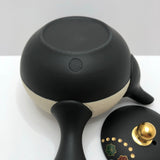 Isobe Ceramics mi122: Tokoname Kyusu Golden Autumn Leaves by Shouhou 200 ml 金彩紅葉桜 - tokinari.live