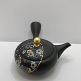 Isobe Ceramics mi123: Tokoname Kyusu Golden Sakura by Shouhou 250 ml 金彩桜 - tokinari.live