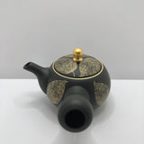 Isobe Ceramics mi124: Tokoname Kyusu Shouhou 200 ml 金彩木の葉 - tokinari.live