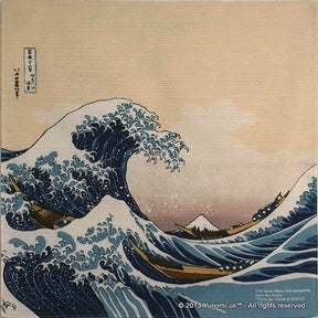 Iyo Yuinoh Center, Furoshiki: The Great Wave off Kanagawa (small) - tokinari.live