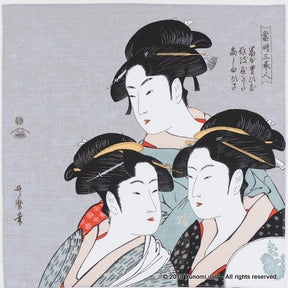 Iyo Yuinoh Center, Furoshiki: Three Beauties of the Kansei Era (small) - tokinari.live